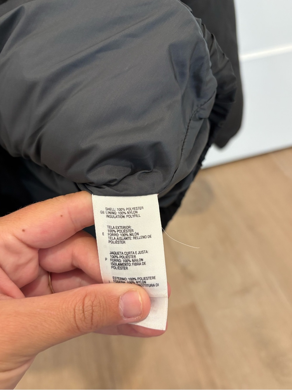 The North Face Kids' Black Insulated Jacket Size XL - Picture 3 of 6